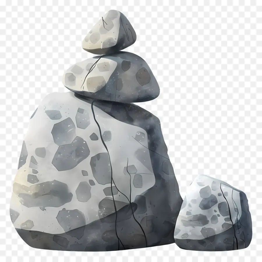 Pedra，Rochas Empilhadas PNG