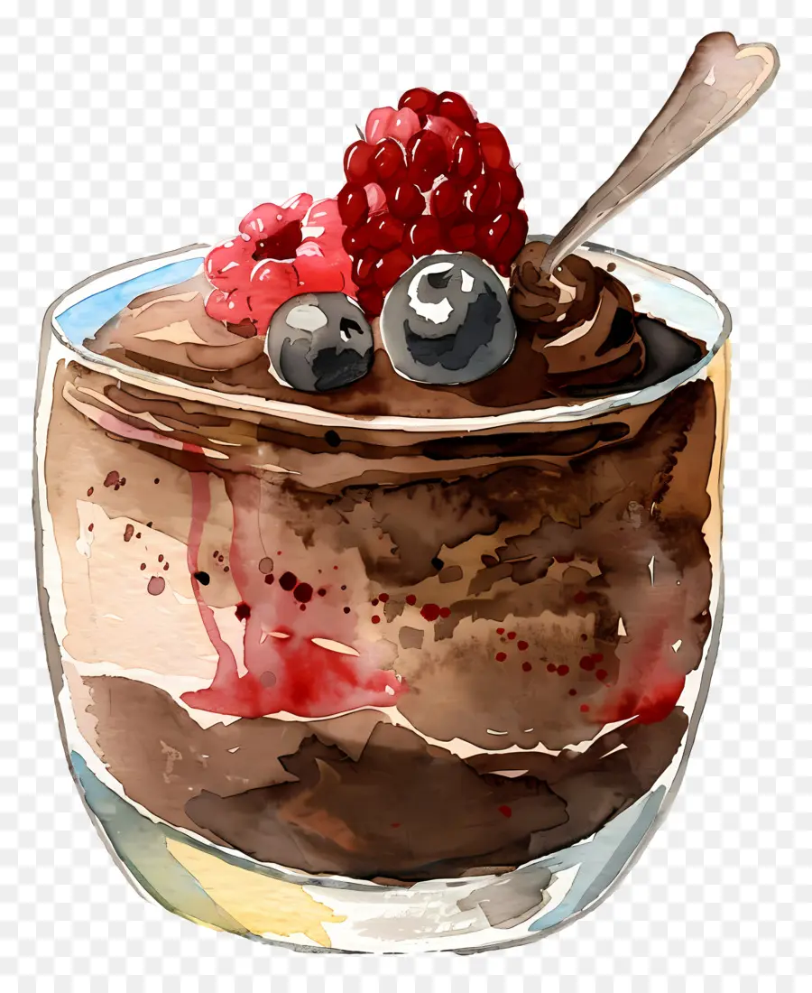 Mousse De Chocolate，Sobremesa De Chocolate PNG