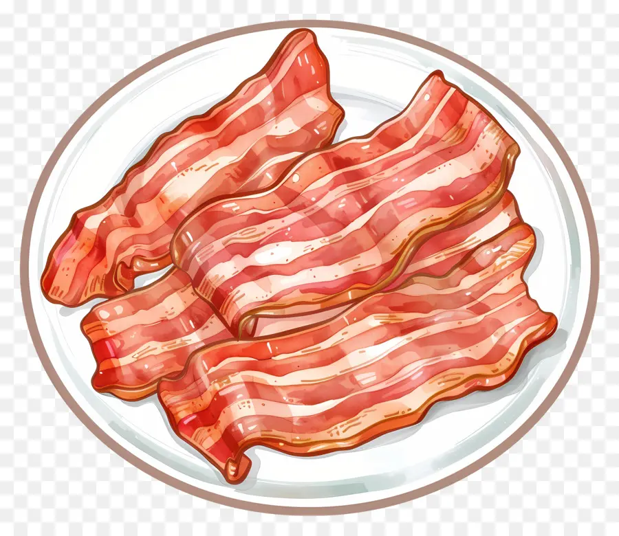 Bacon，Pequeno Almoço PNG