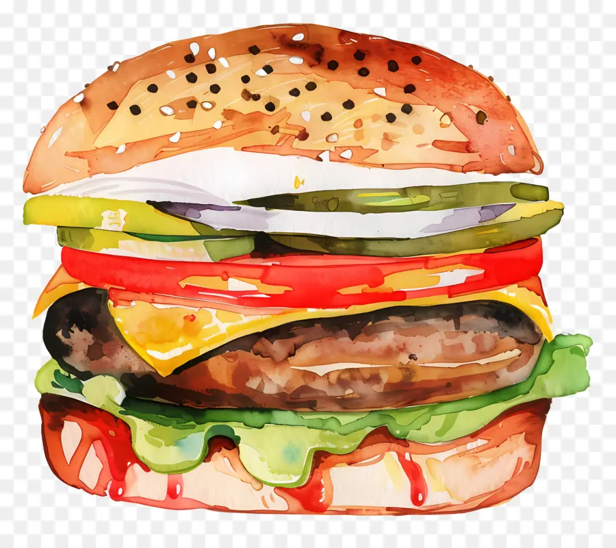 Hambúrguer，X Burger PNG