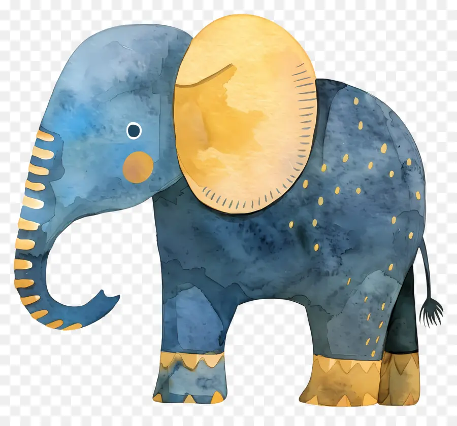 Cartoon Elefante，Elefante Ilustração PNG