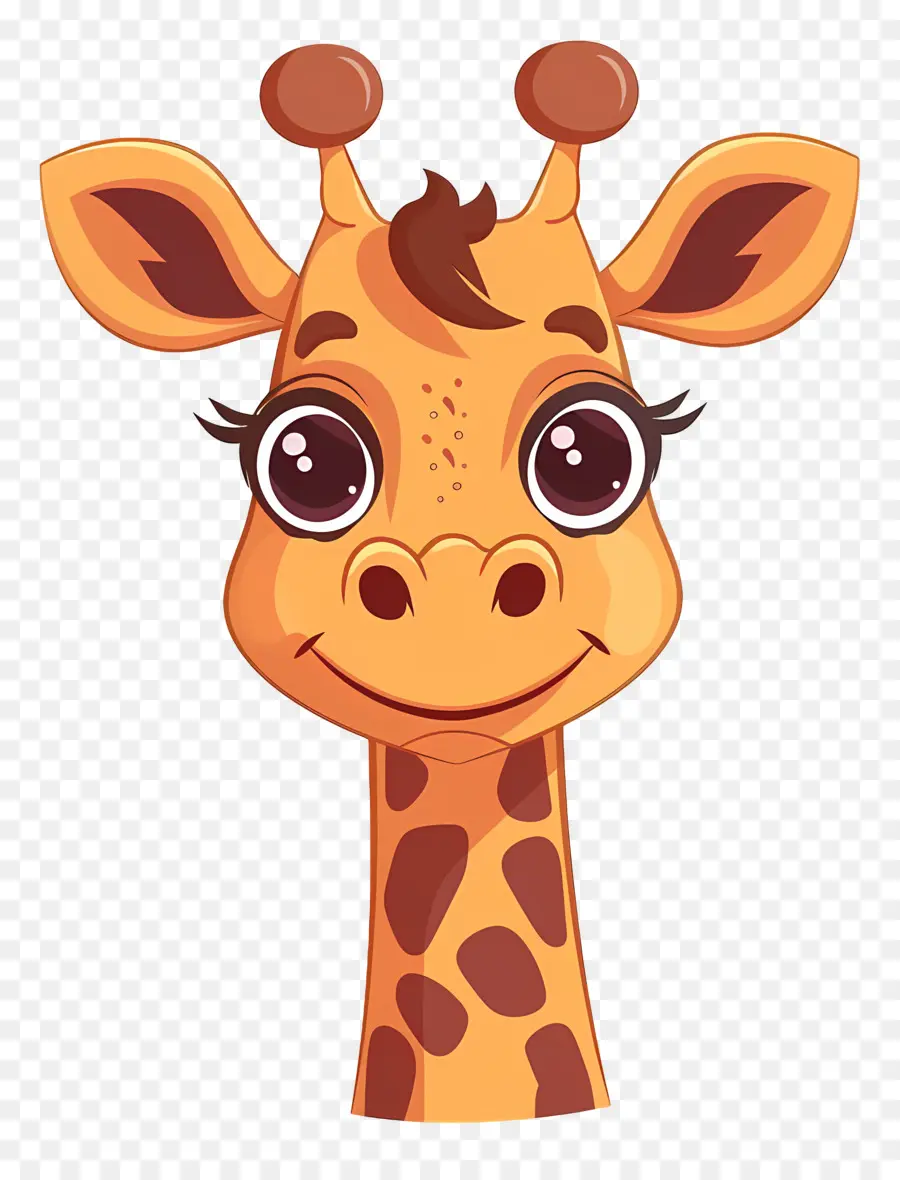 Cara Fofa De Girafa，Girafa PNG