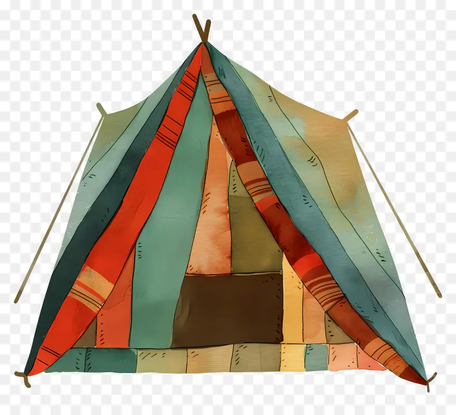 Tenda，Tenda Colorida PNG