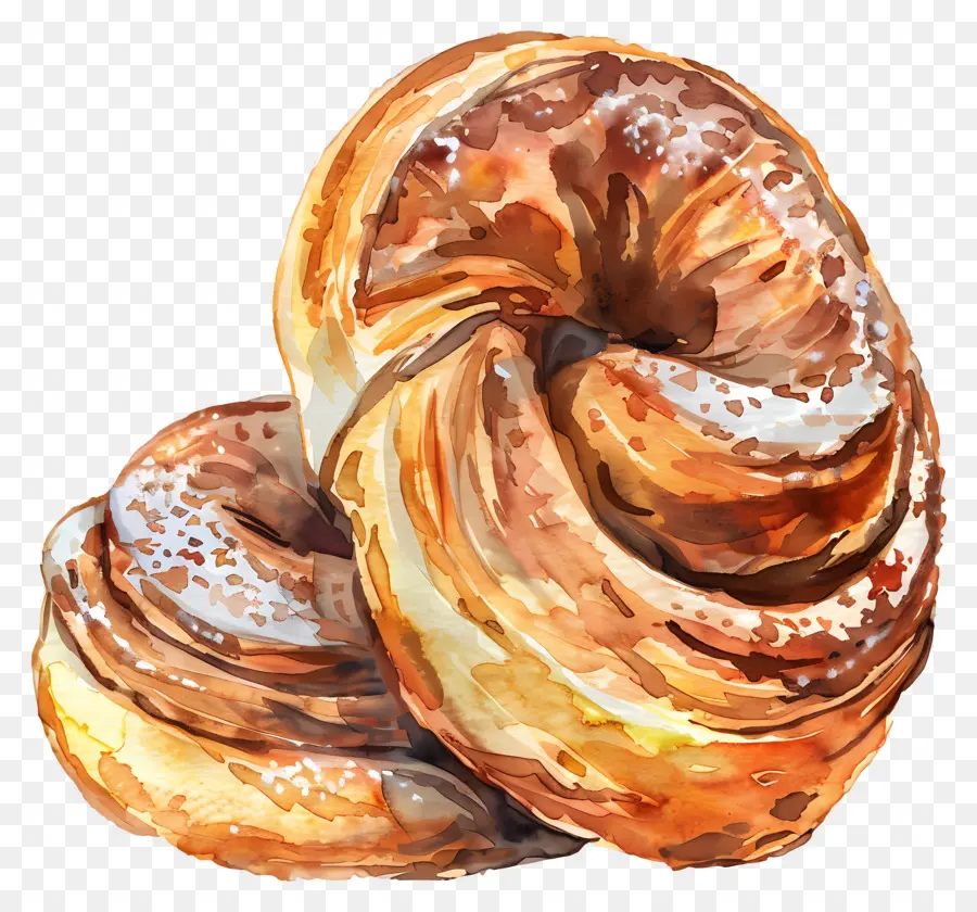 Dinamarquês Pastelaria，Croissants De Chocolate PNG