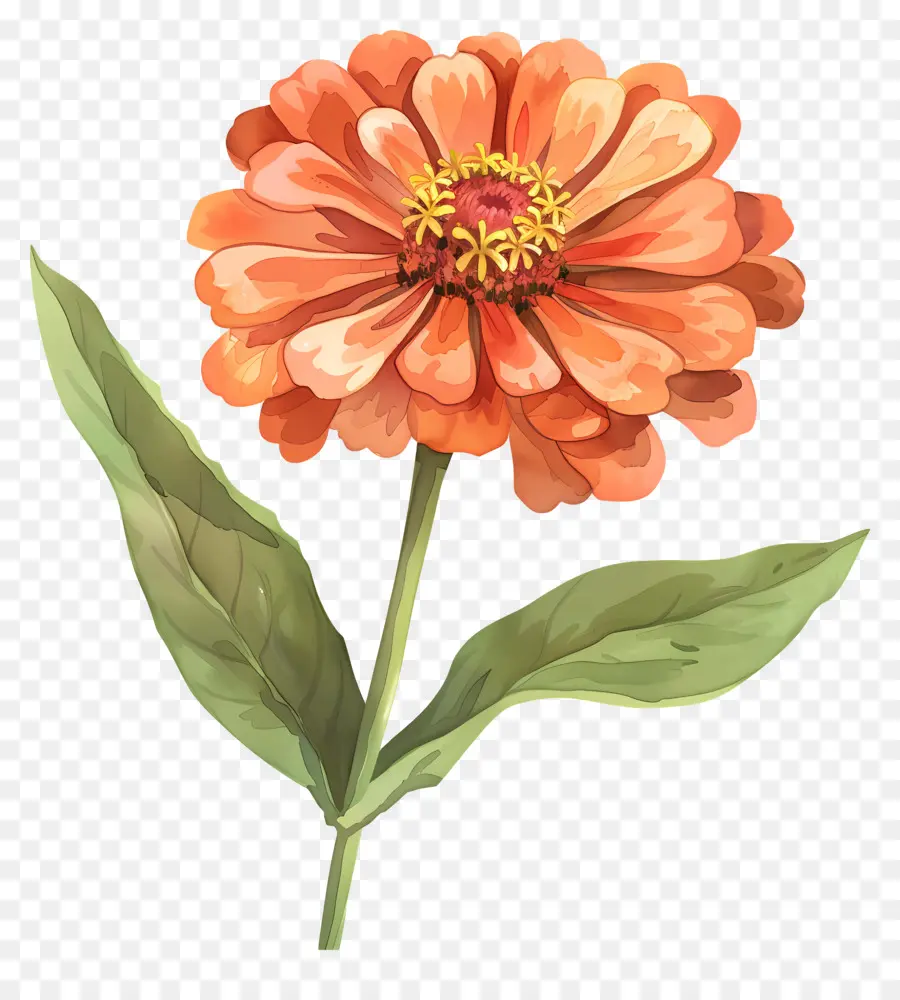 Zínia，Flor Da Zinnia PNG