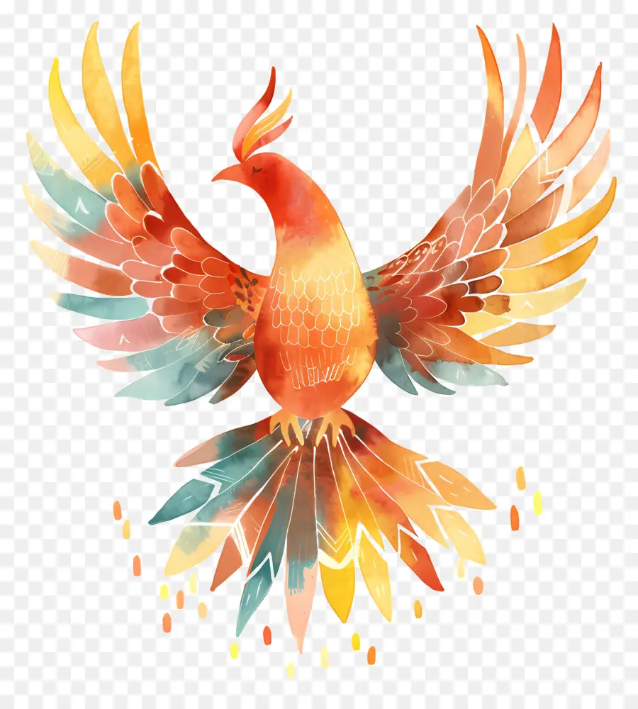 Phoenix，Pássaro Vermelho PNG