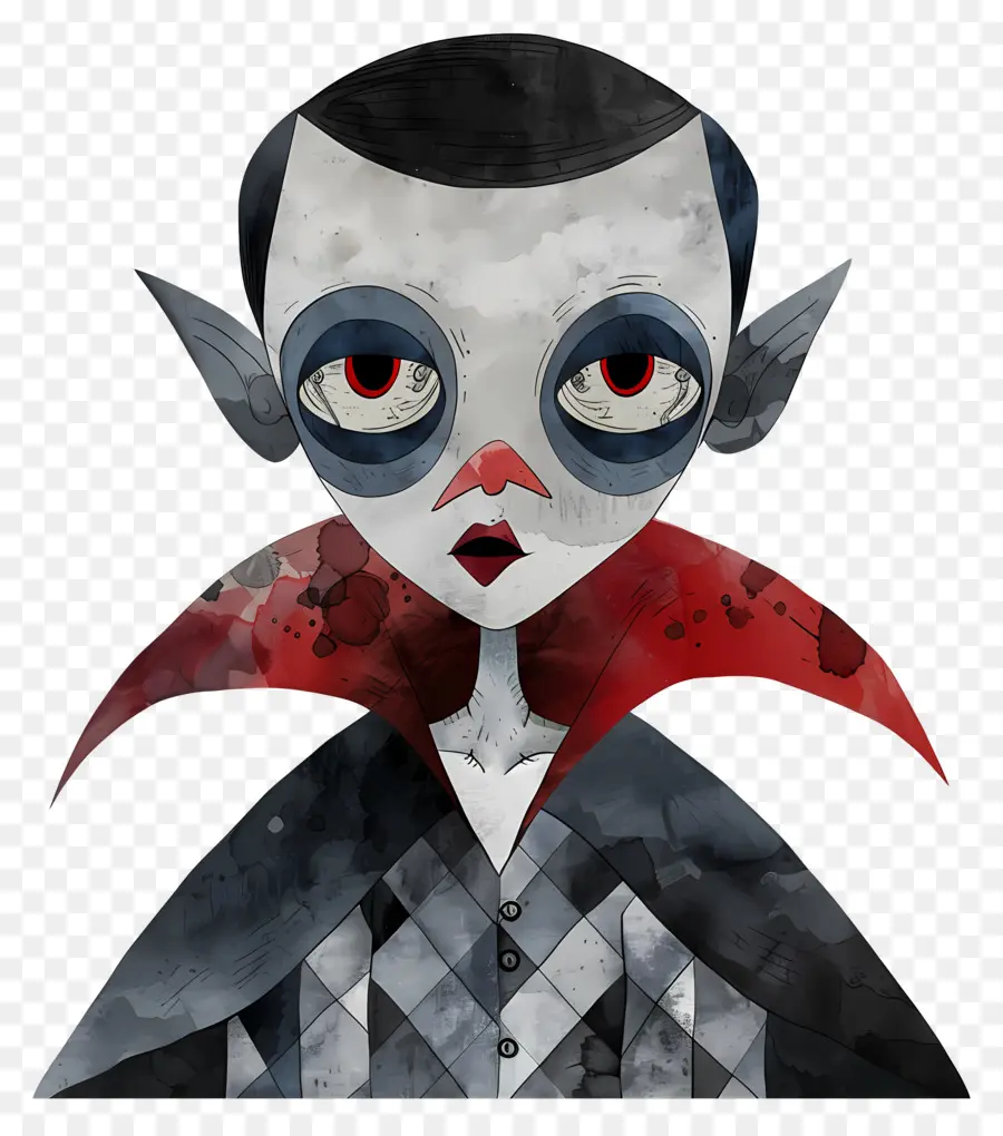 Vampiro，Pintura Em Aquarela PNG