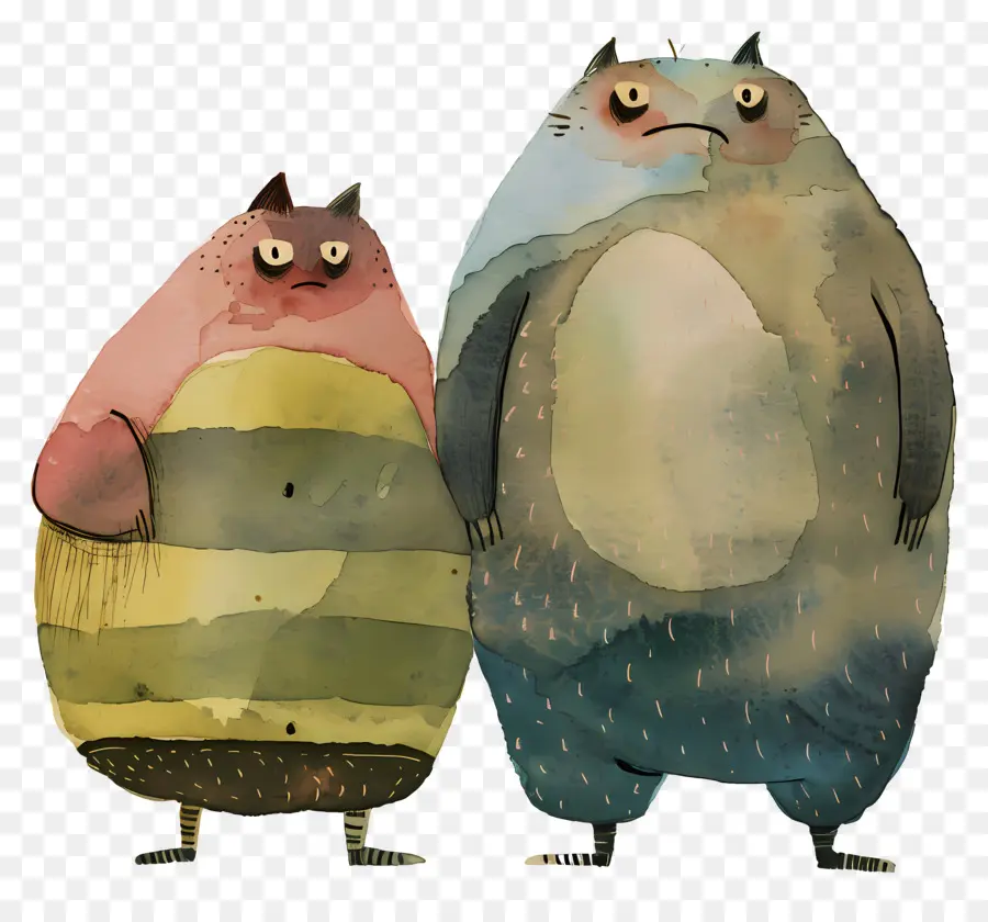 A Obesidade，Dos Desenhos Animados De Animais PNG
