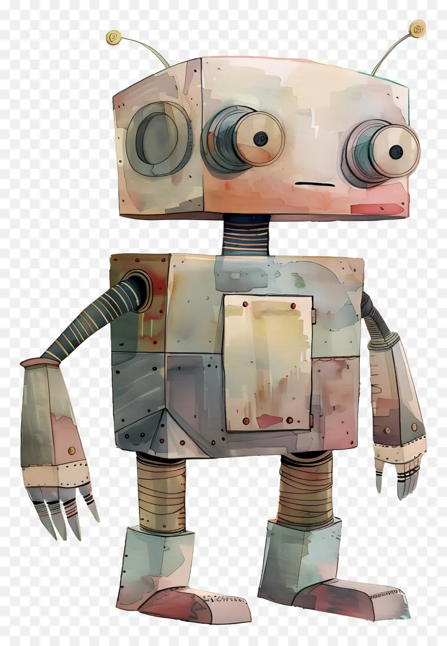 Robô，Pedaços De Metal PNG