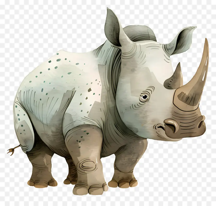 Rhino，Rinoceronte Branco PNG