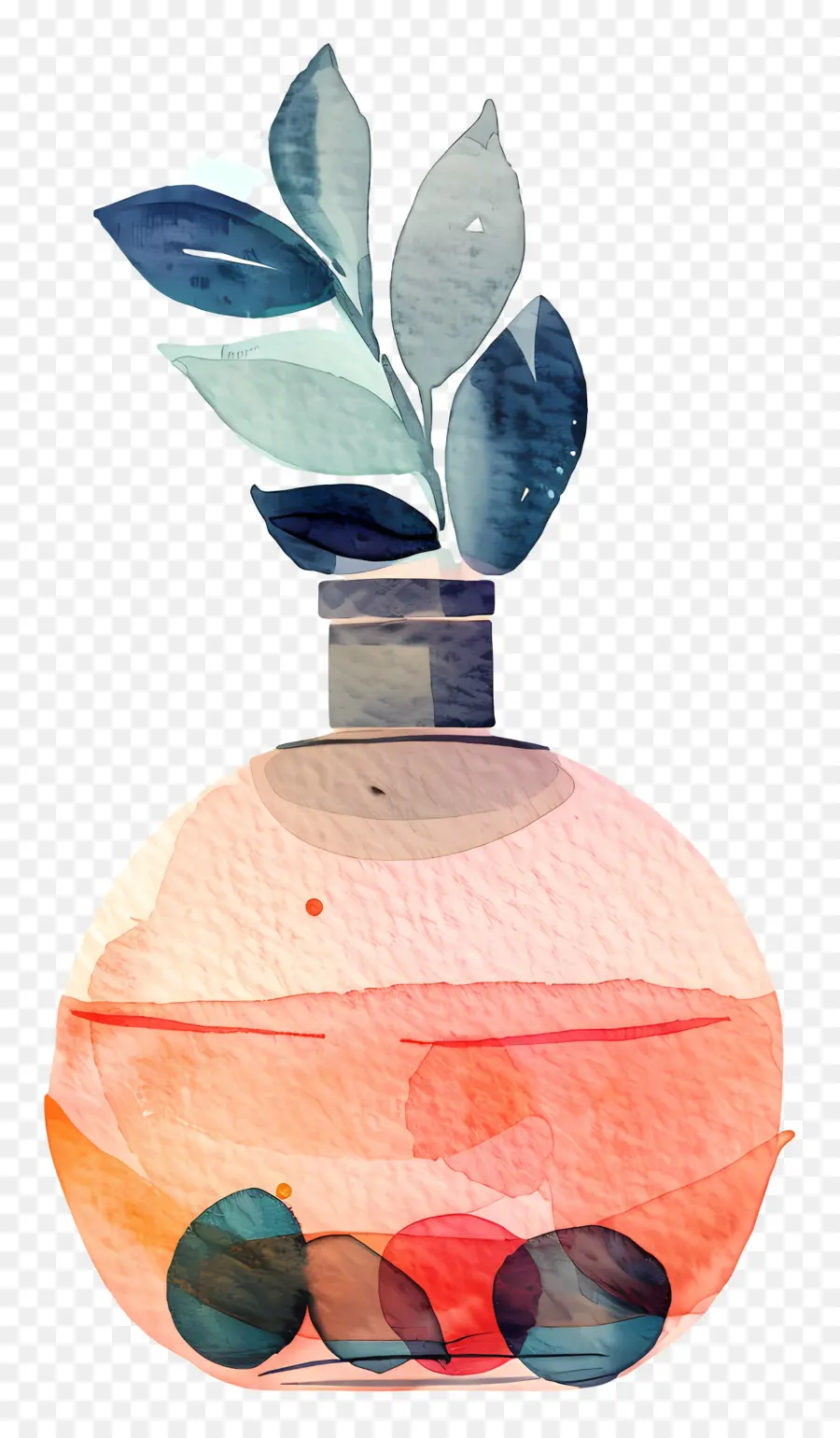 Perfume，Vaso Decorado PNG