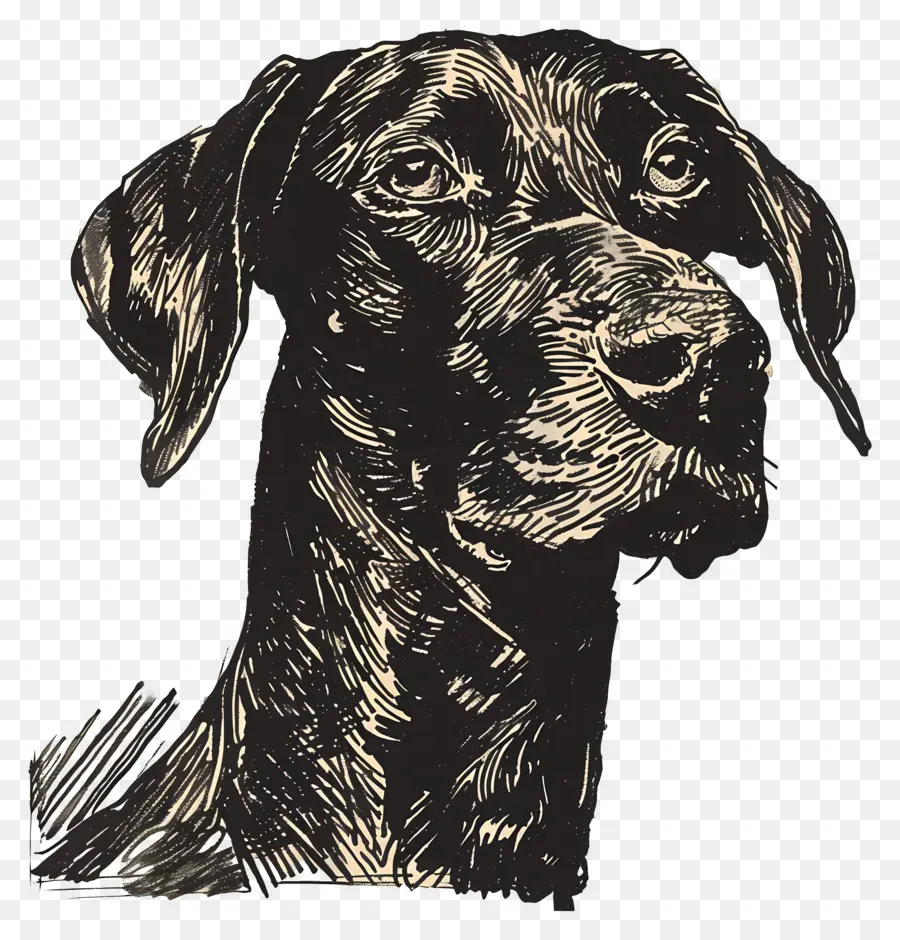 Cachorro，Preto E Branco PNG