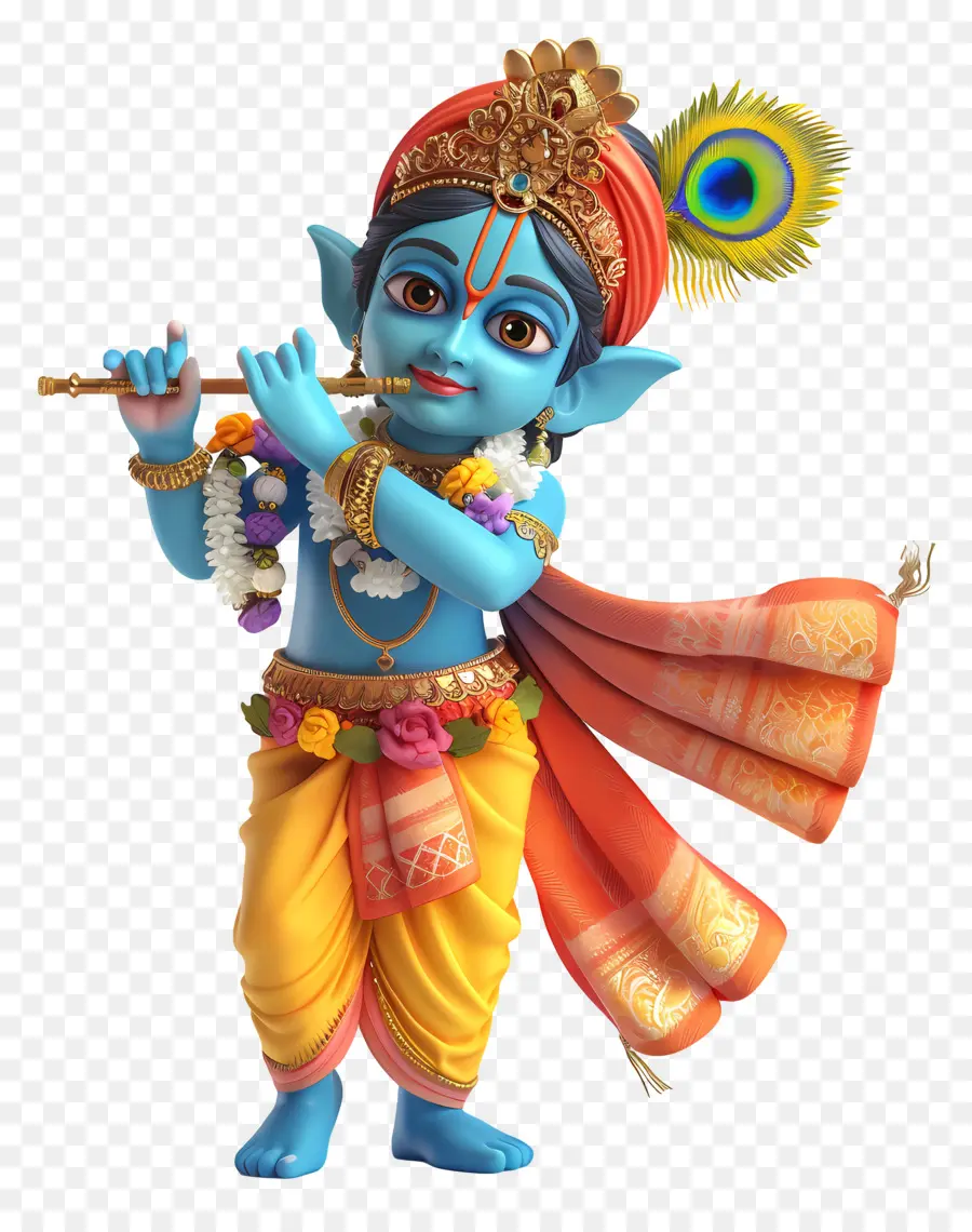 Krishna Janmashtami，Divindade Hindu PNG