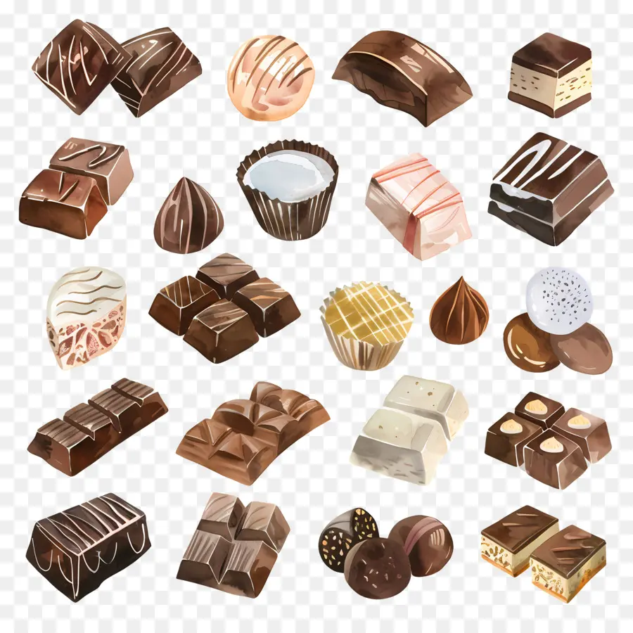 Chocolate，Chocolates PNG