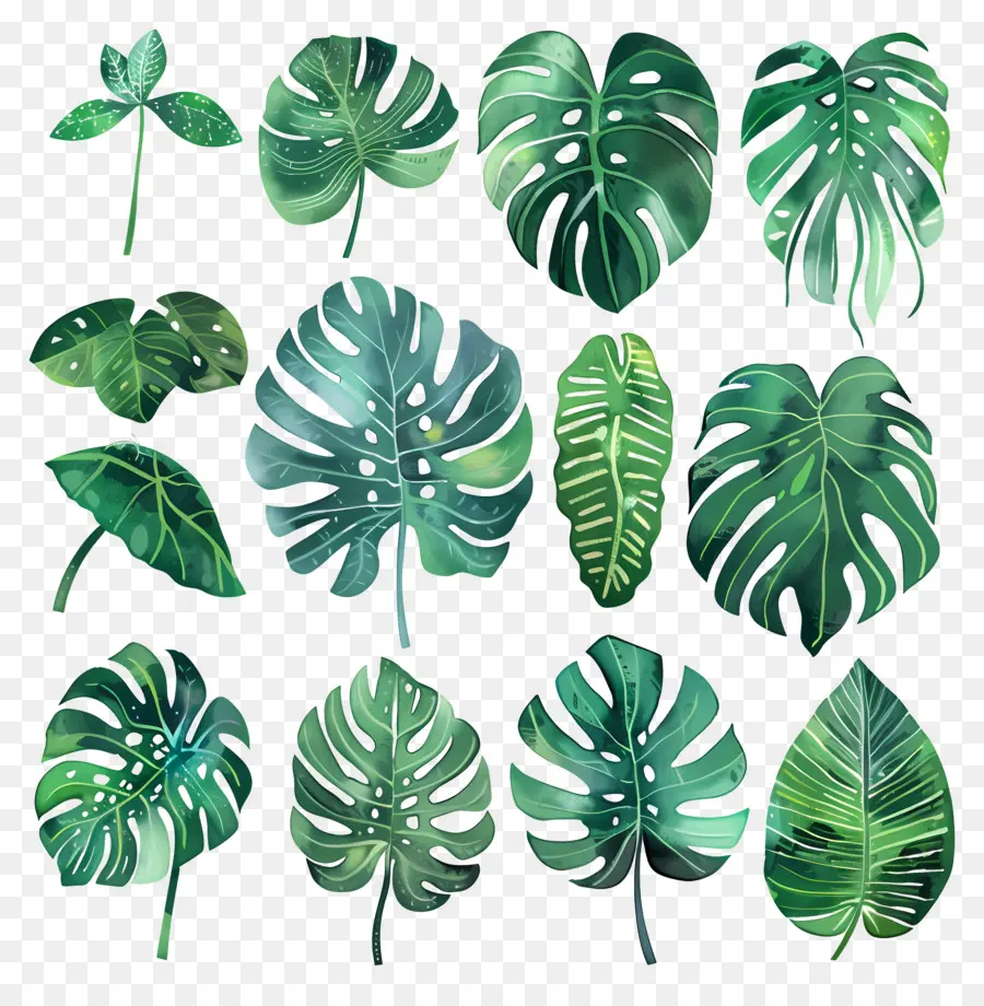 Monstera，Plantas Tropicais PNG