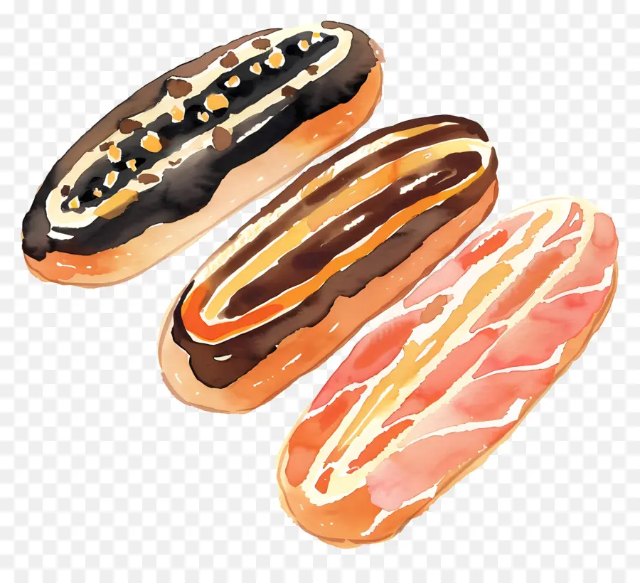 éclairs，Éclairs PNG