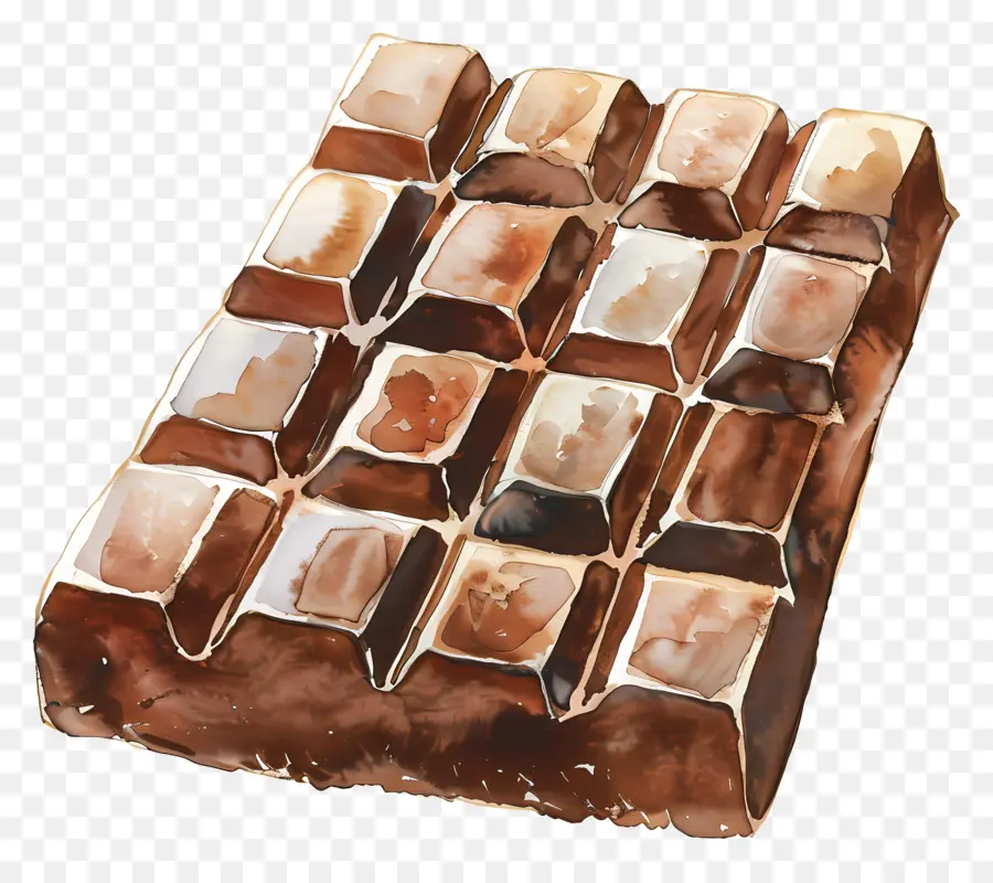 Barra De Chocolate，Doce PNG