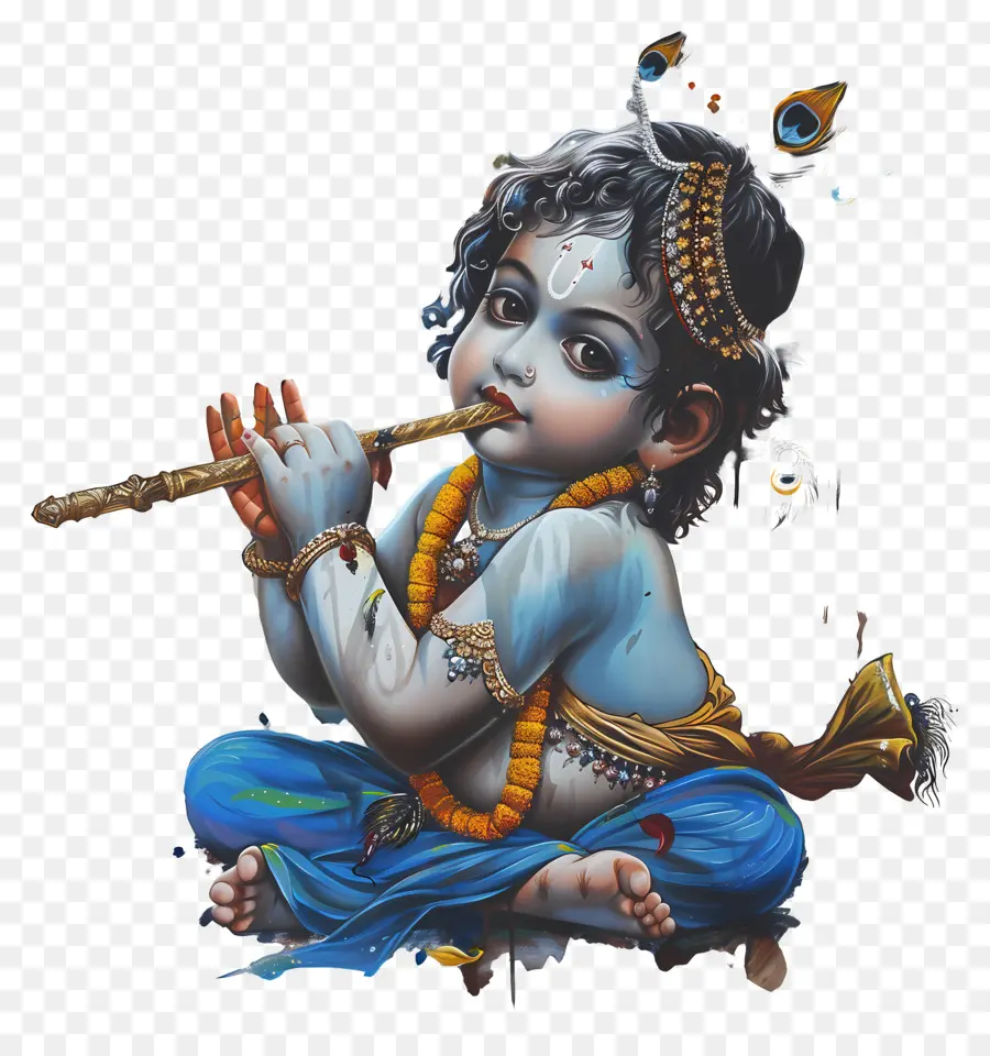 Krishna Janmashtami，O Senhor Vishnu PNG