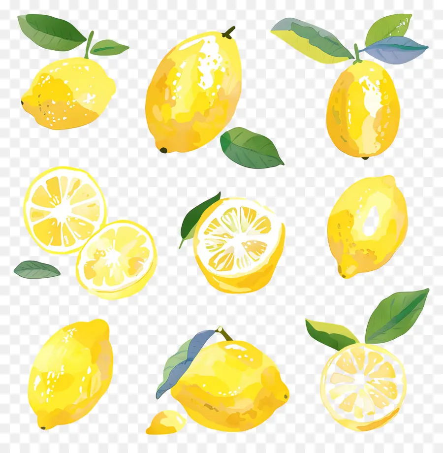 Limão，Limões PNG