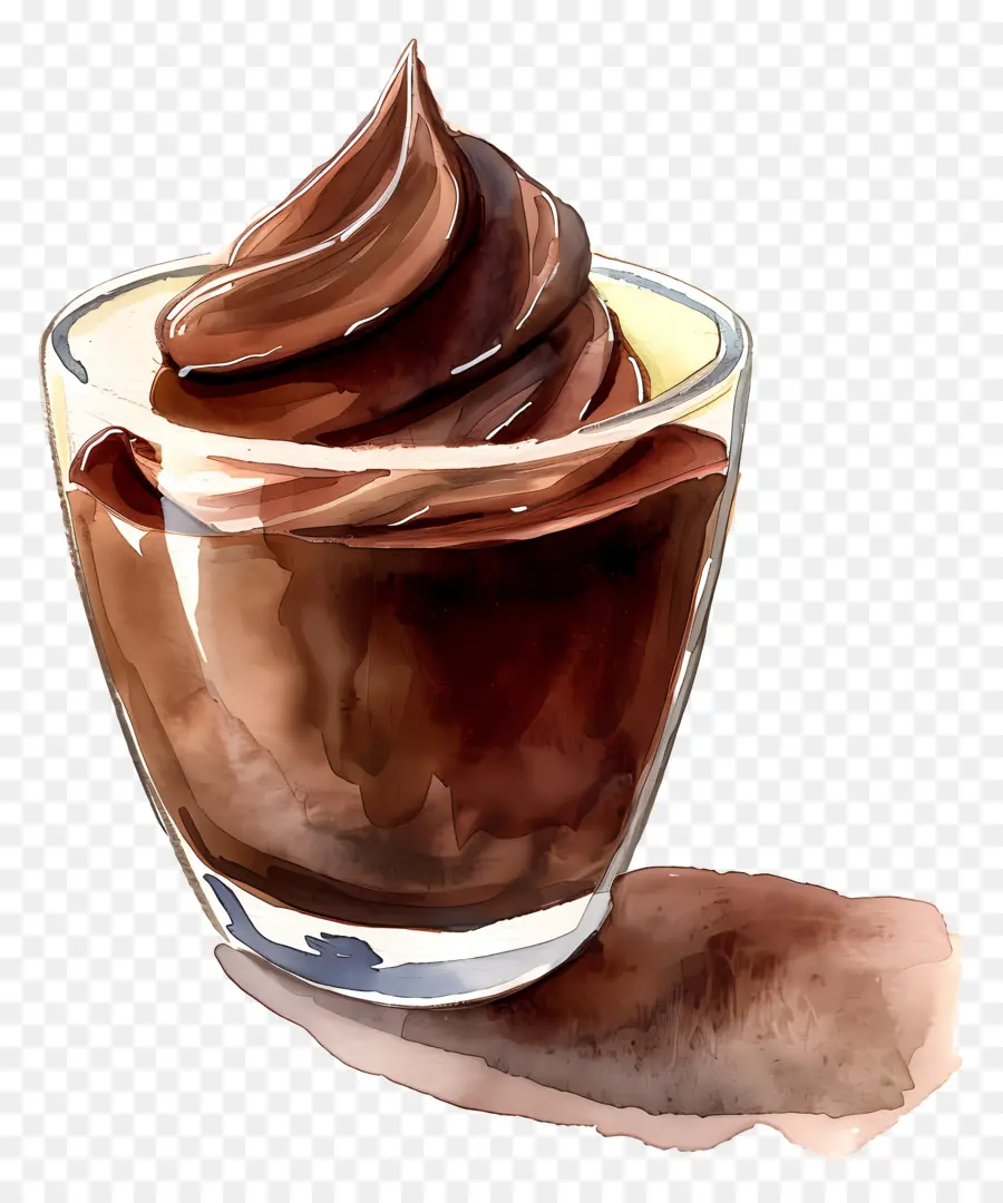 Pudim De Chocolate，Sobremesa De Chocolate PNG