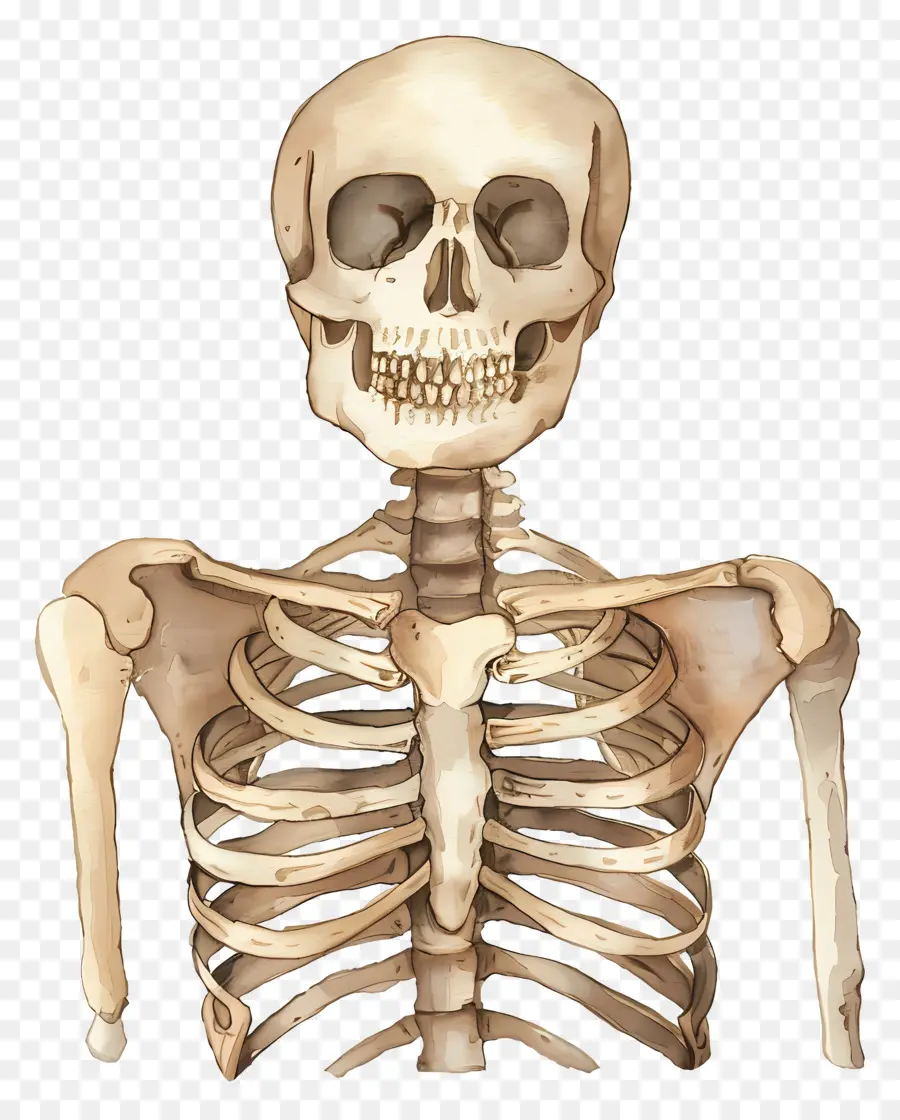 Esqueleto，Braços Estendidos PNG