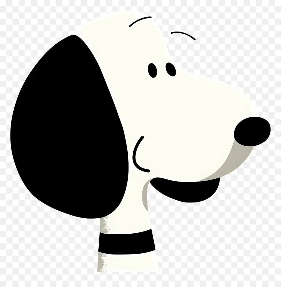 Cabeça Snoopy，Cachorro De Desenho Animado PNG