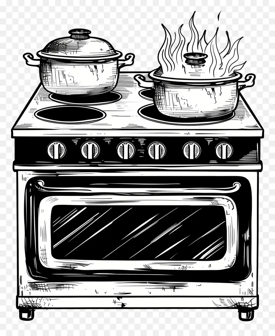 Fogão E Forno，Fogão Vintage PNG