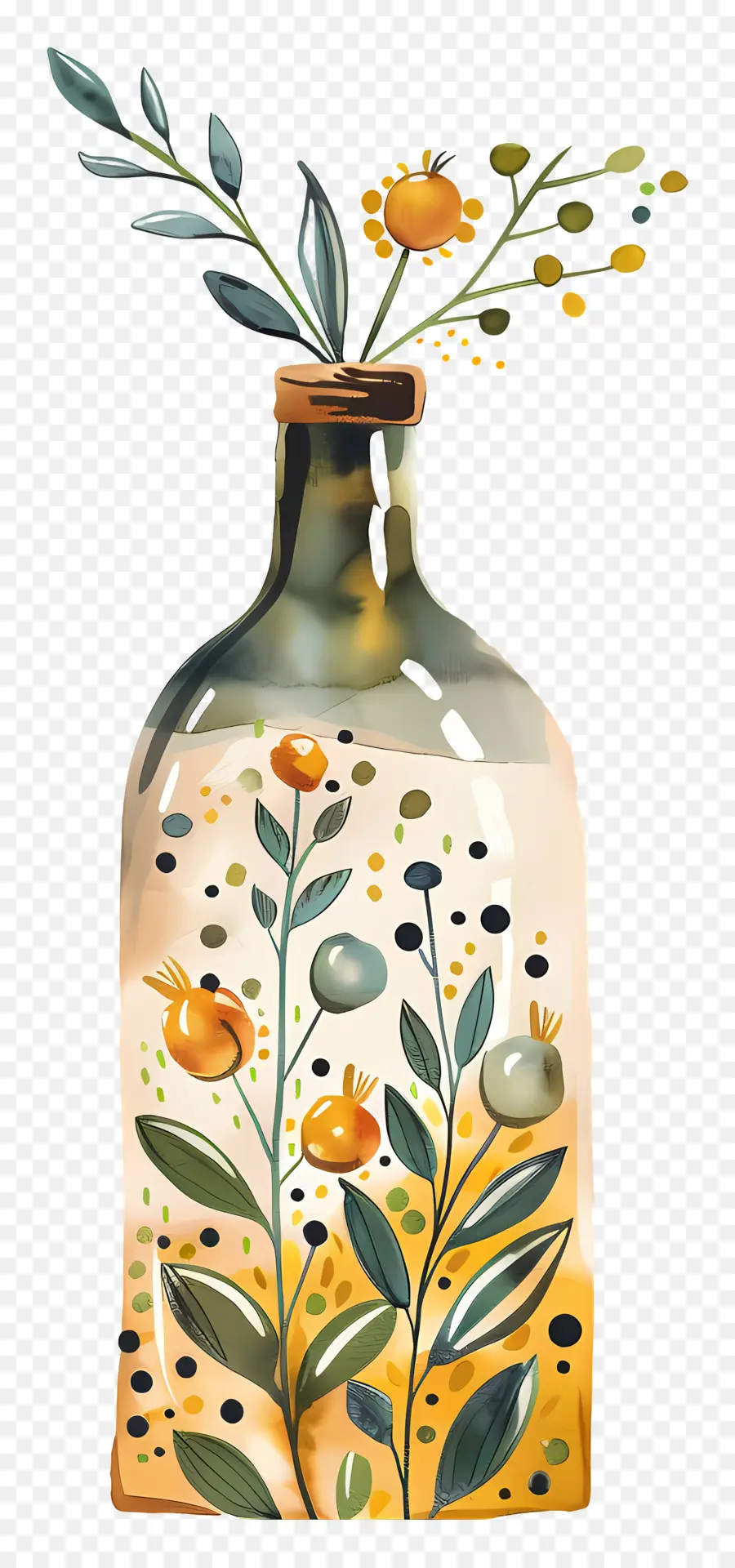 Garrafa，Garrafa Decorativa PNG