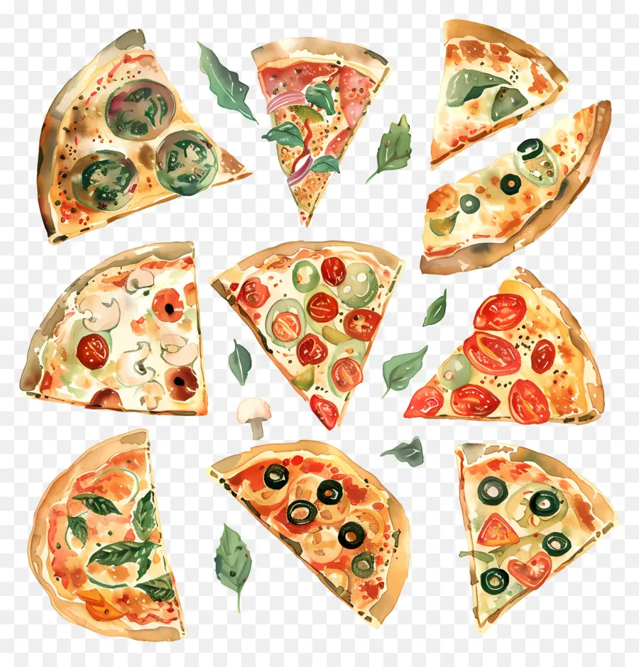 Pizza，Fatias De Pizza PNG