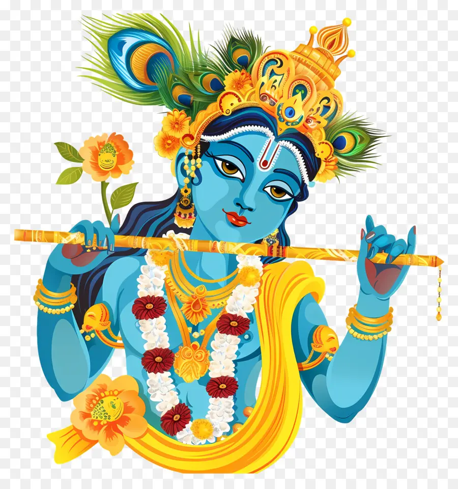 Krishna Janmashtami，O Senhor Krishna PNG