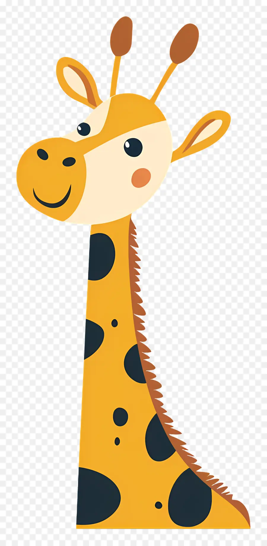 Girafa De Desenho Animado，Pontos PNG