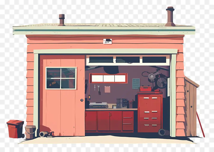 Garagem，Oficina PNG