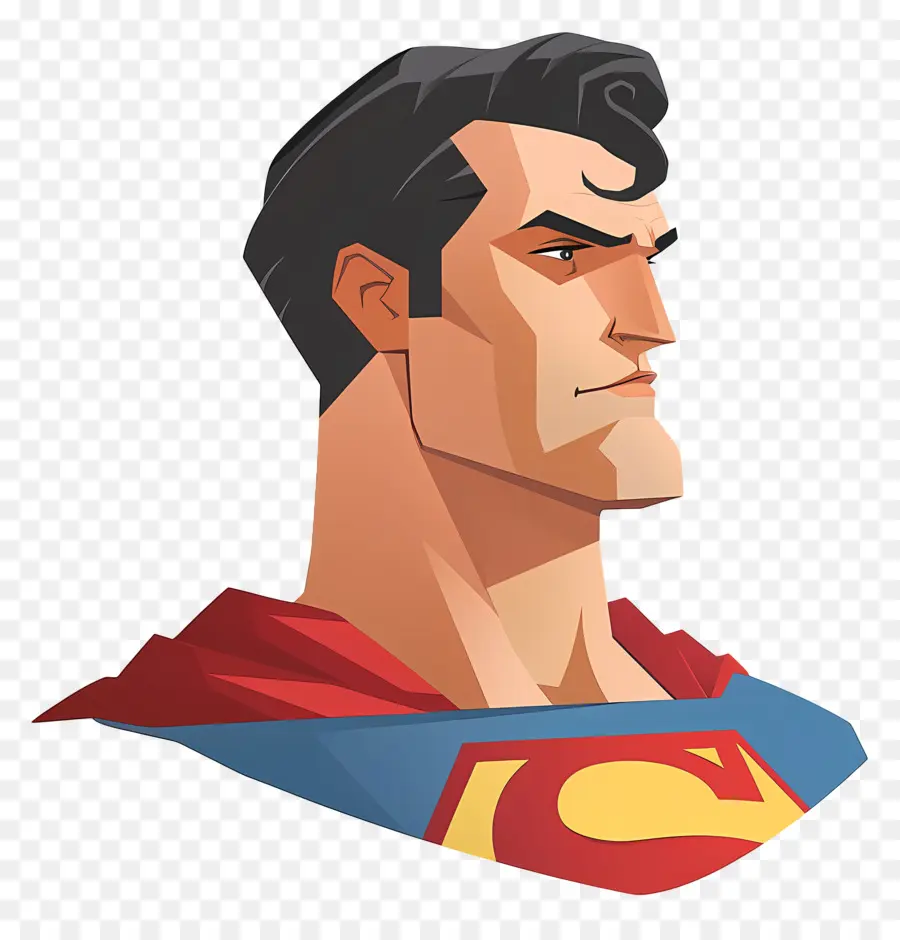 Superman Head，Super Herói PNG