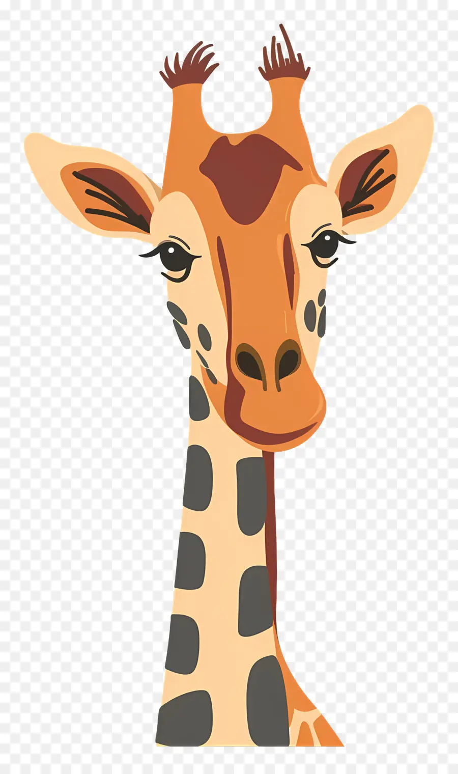 Girafa De Desenho Animado，Girafa PNG