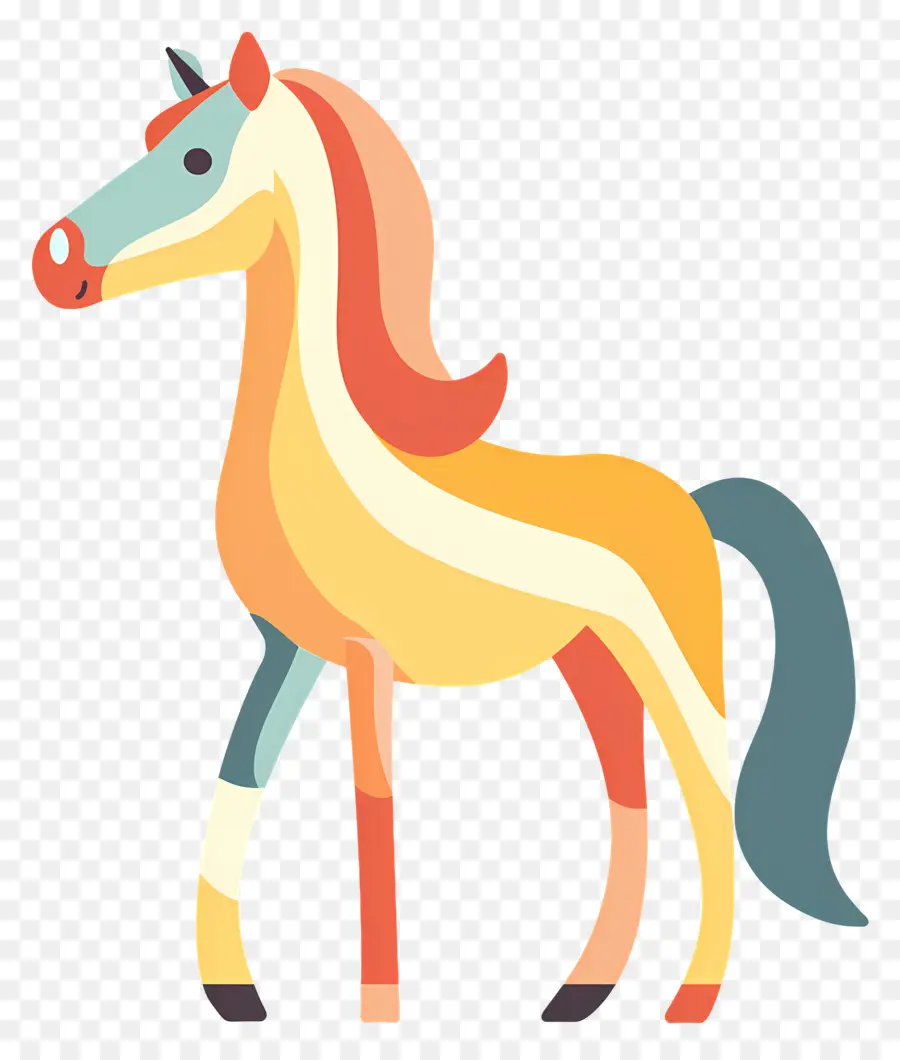 Cavalo De Desenho Animado，Animal PNG