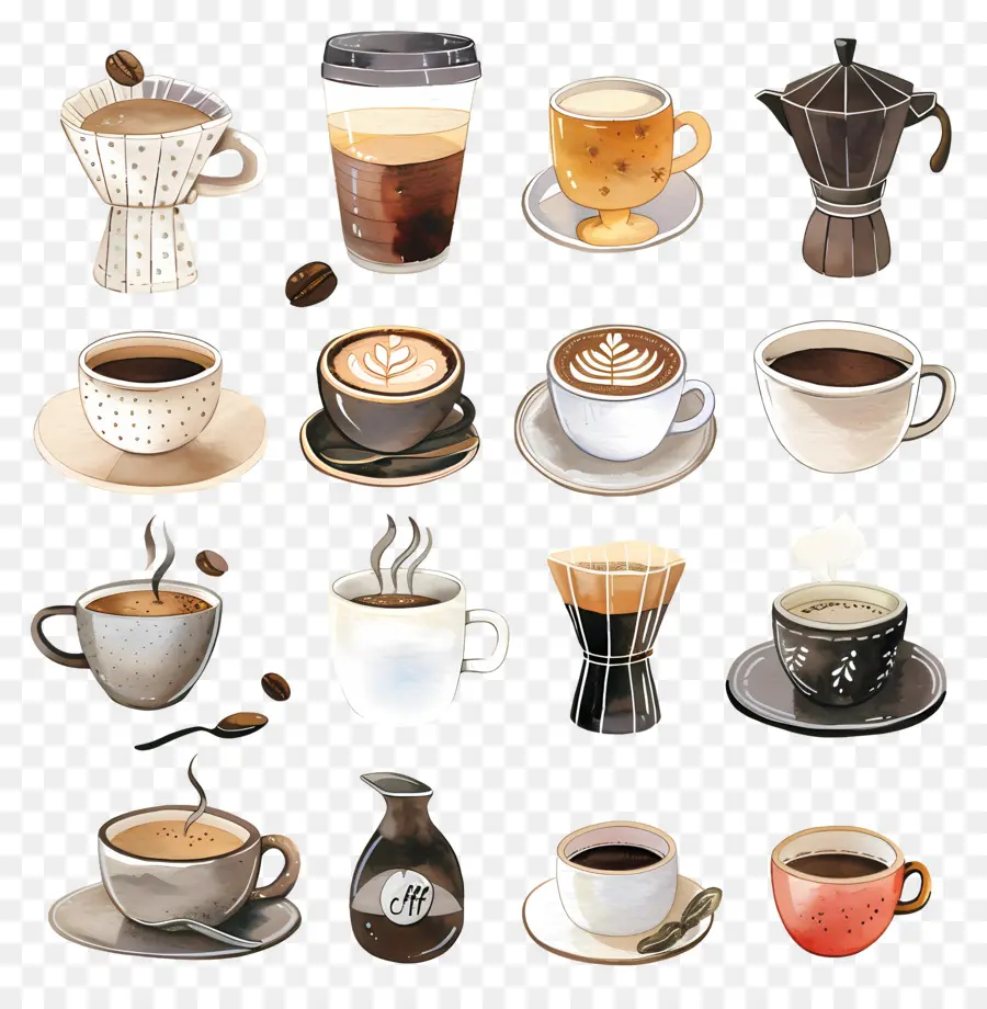 Café，Xícaras PNG