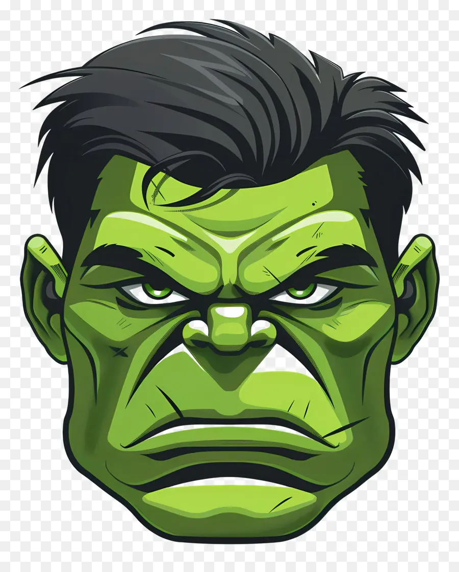 Cabeça De Hulk，Hulk Verde PNG