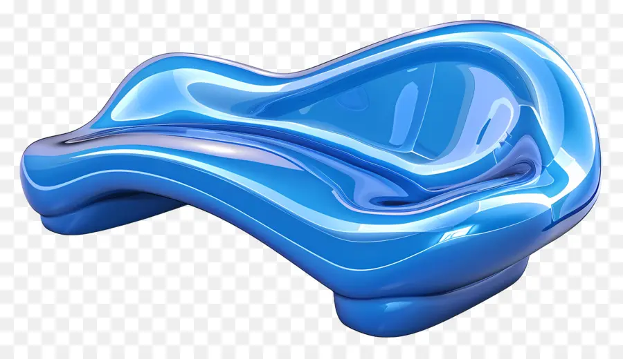 Sofá Azul，Moderno PNG