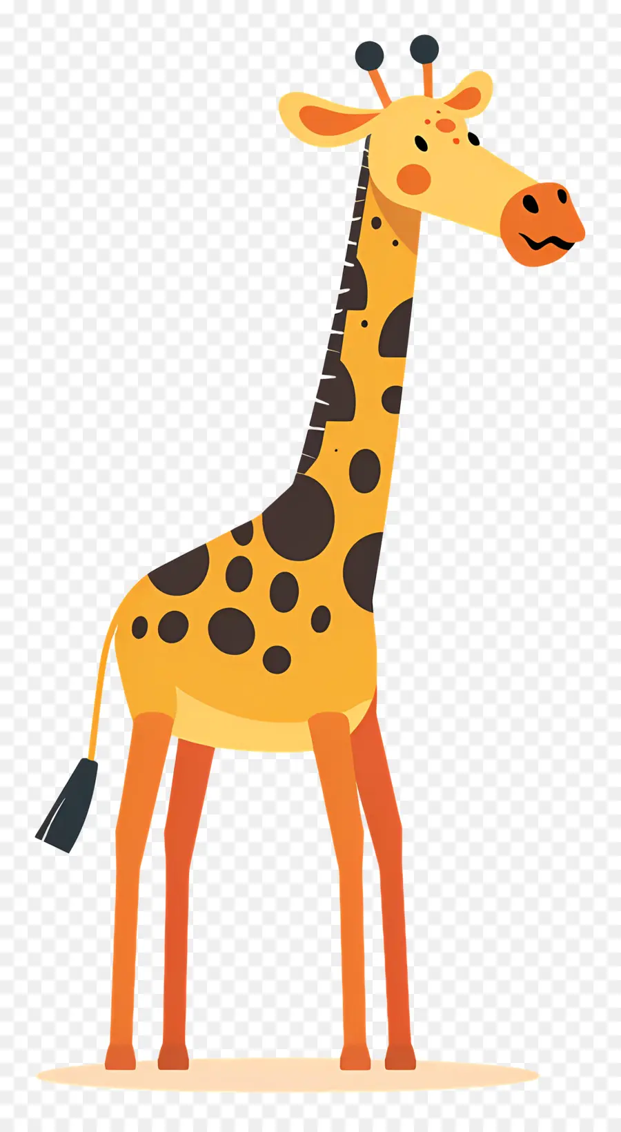 Girafa De Desenho Animado，Girafa PNG