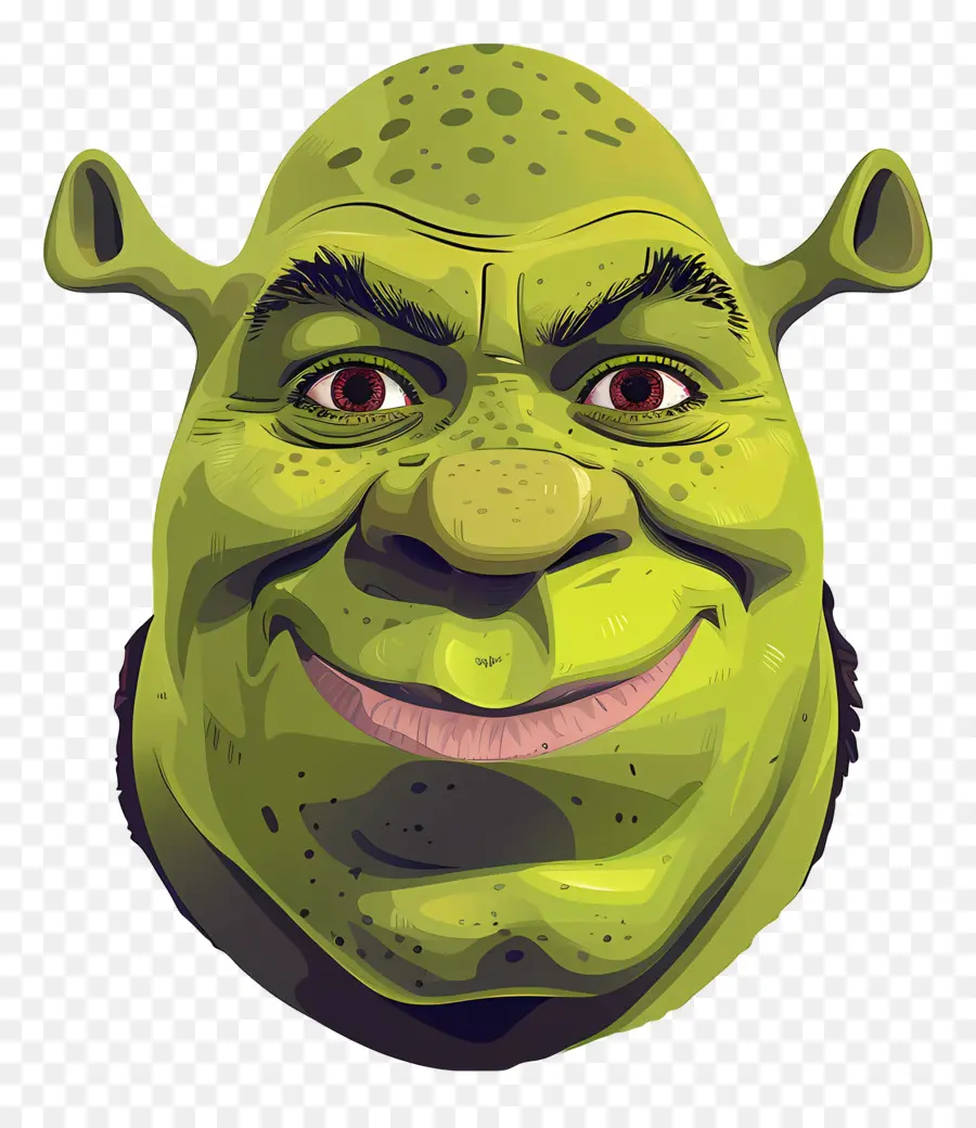Shrek Head，Shrek PNG