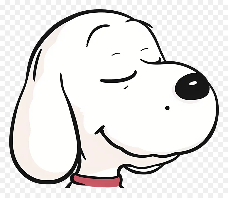 Snoopy Head，Cão Dos Desenhos Animados PNG