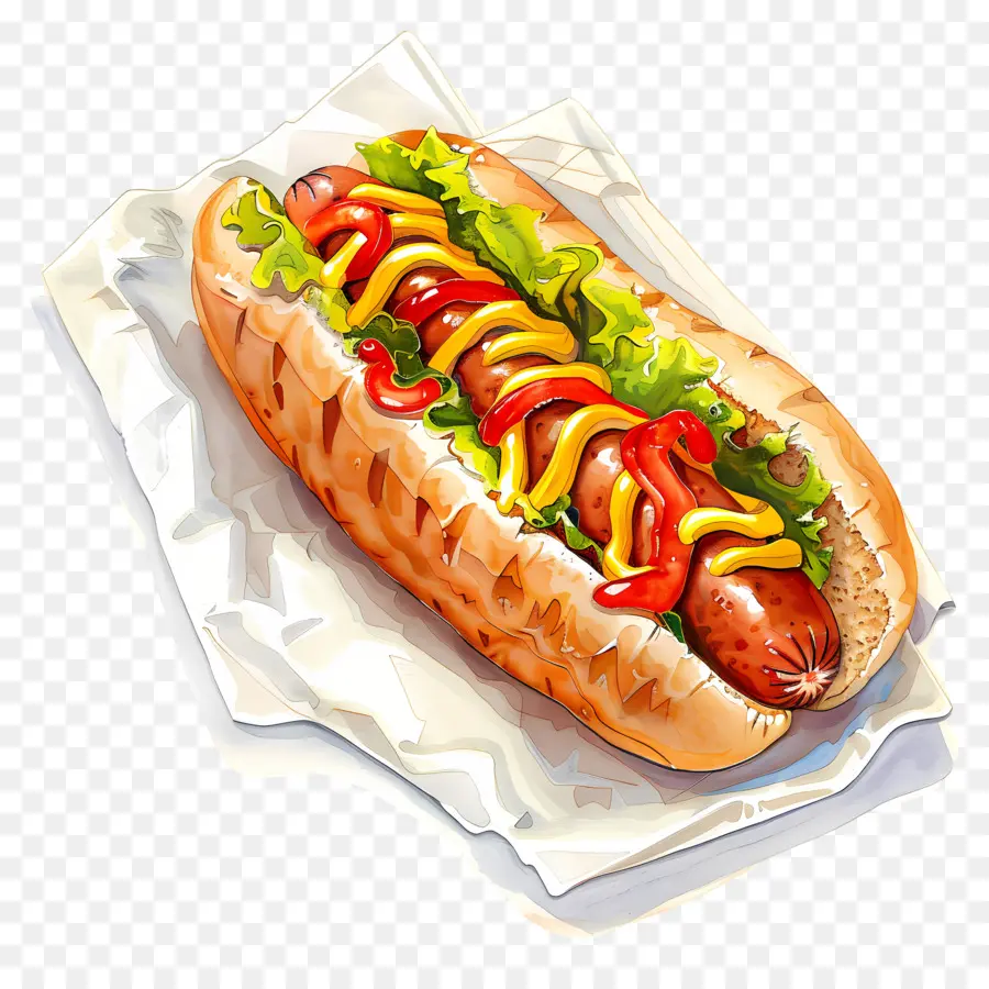 Cachorro Quente，Lanche PNG