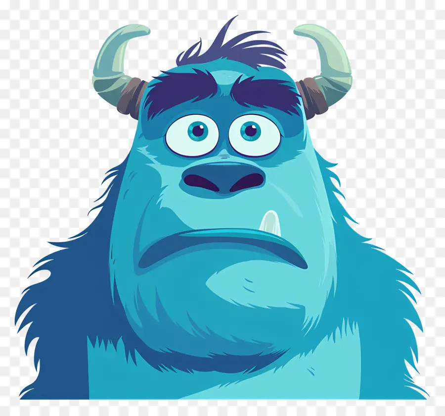 Cabeça Sulley，Monstro Azul PNG