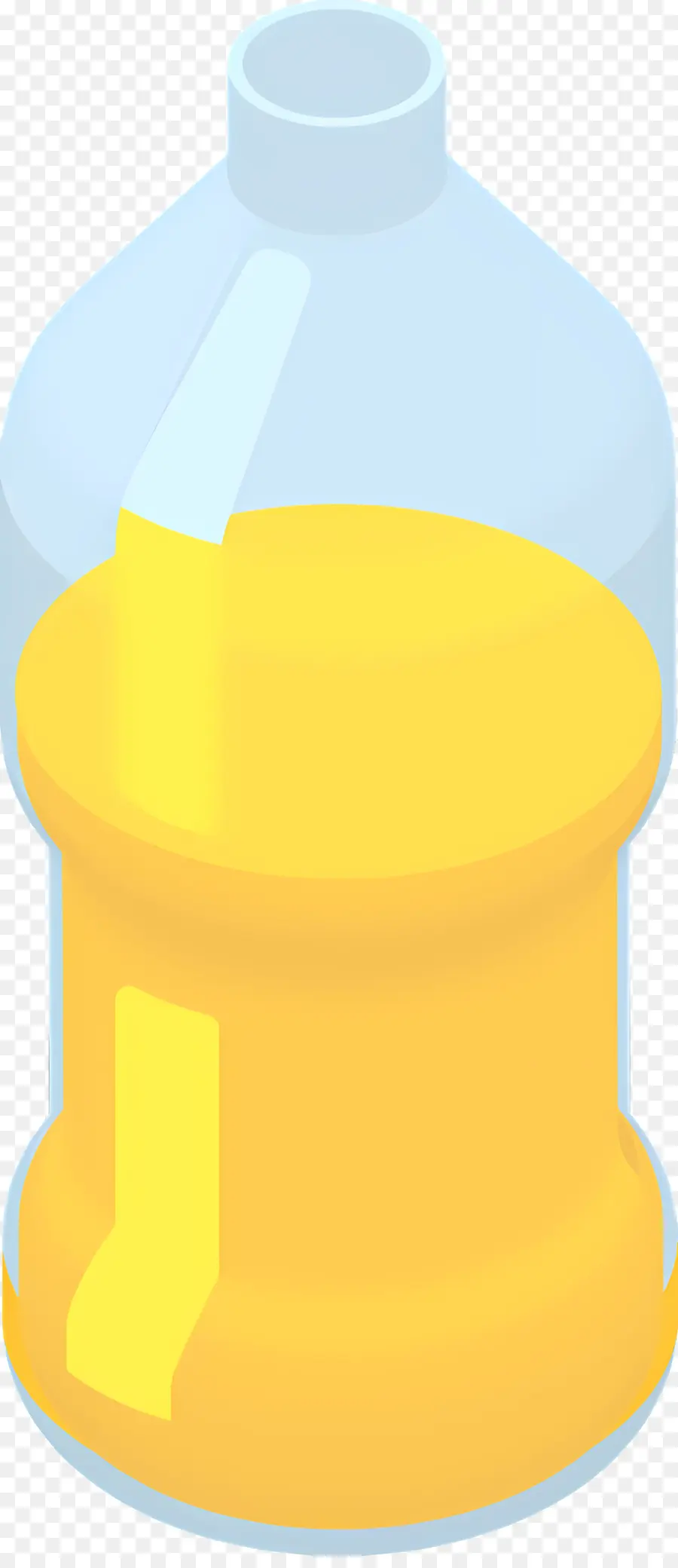 Garrafa De água，Amarelo PNG