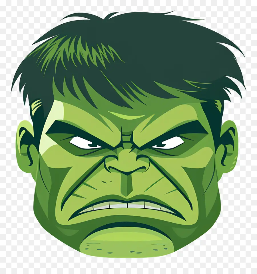 Cabeça De Hulk，Hulk Verde PNG