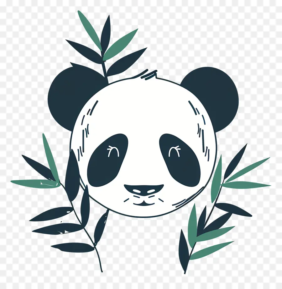 Cabeça De Panda，Panda PNG