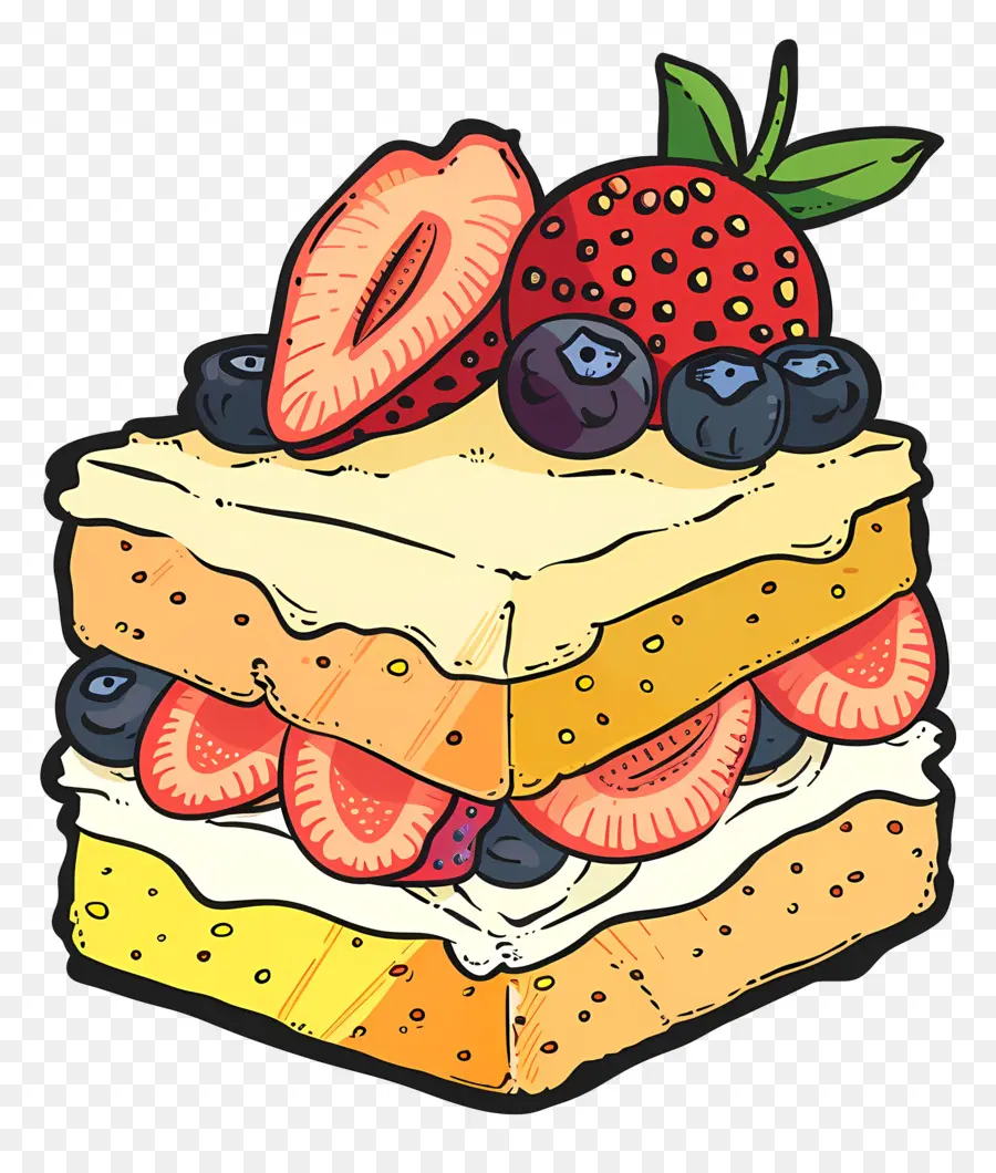 Bolo De Frutas，Sobremesa PNG