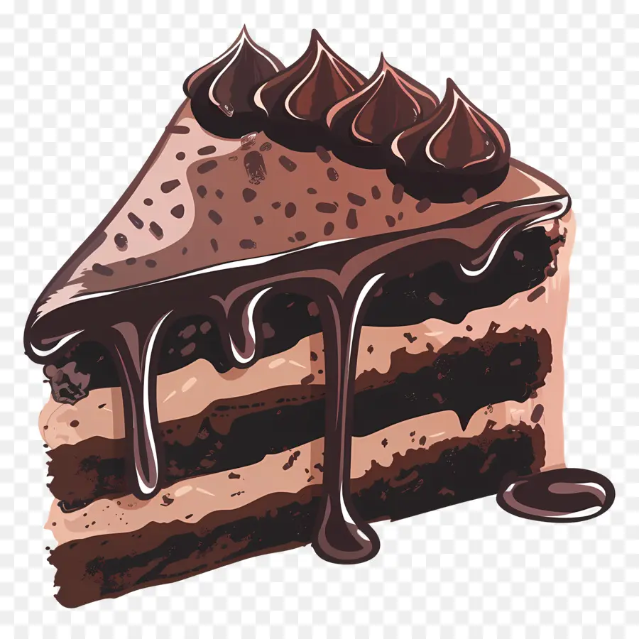 Bolo De Chocolate，Sobremesa PNG