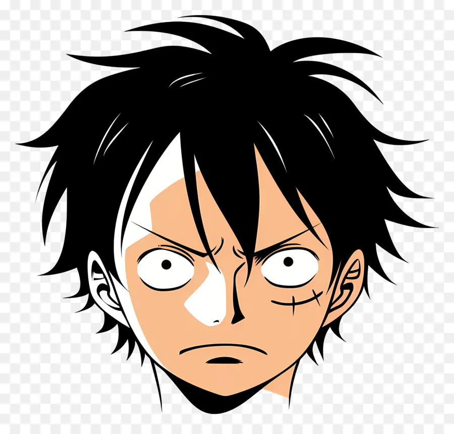 Cabeça De Luffy，Personagem De Anime PNG