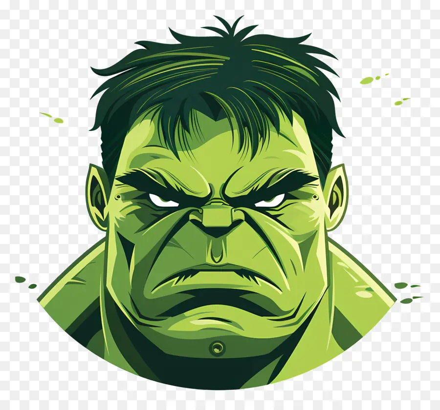 Cabeça De Hulk，Hulk Verde PNG